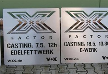 X-Factor Streetbranding