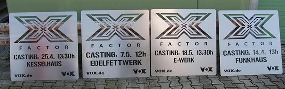 X-Factor Streetbranding